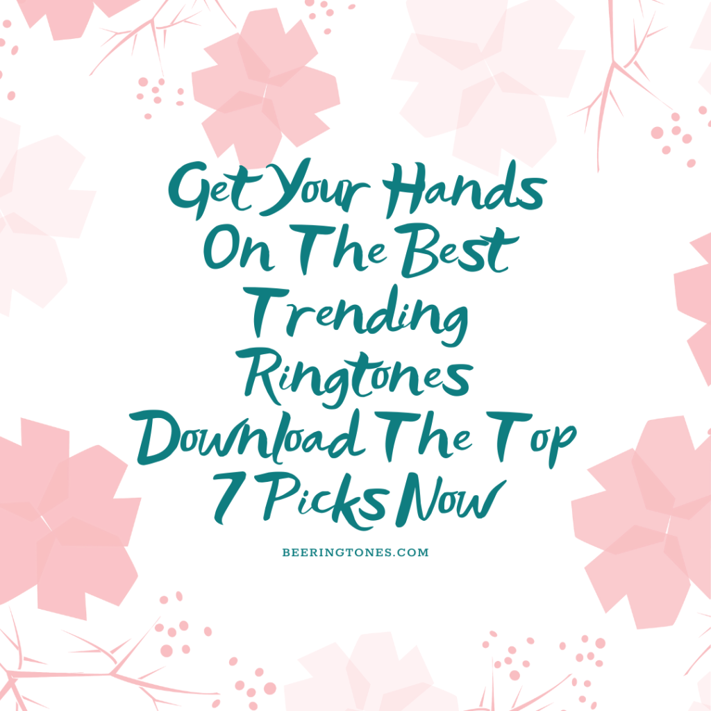 Bee Ringtones - New Ringtone Download - Get Your Hands On The Best Trending Ringtones Download The Top 7 Picks Now
