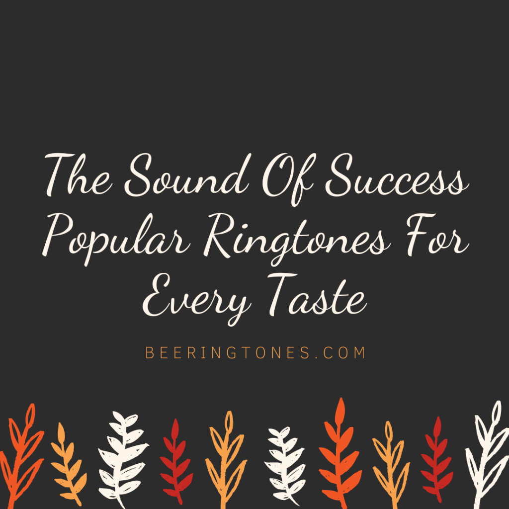 Bee Ringtones - New Ringtone Download - The Sound Of Success Popular Ringtones For Every Taste